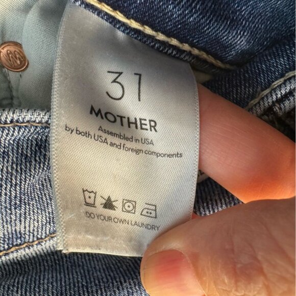 MOTHER Denim Playing Rough The Insider Flood Women’s size 31 - Picture 11 of 16